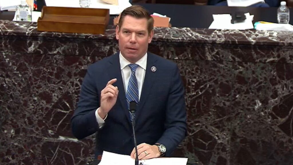 California Democrat gubernatorial candidate Eric Swalwell drops Pulte suit