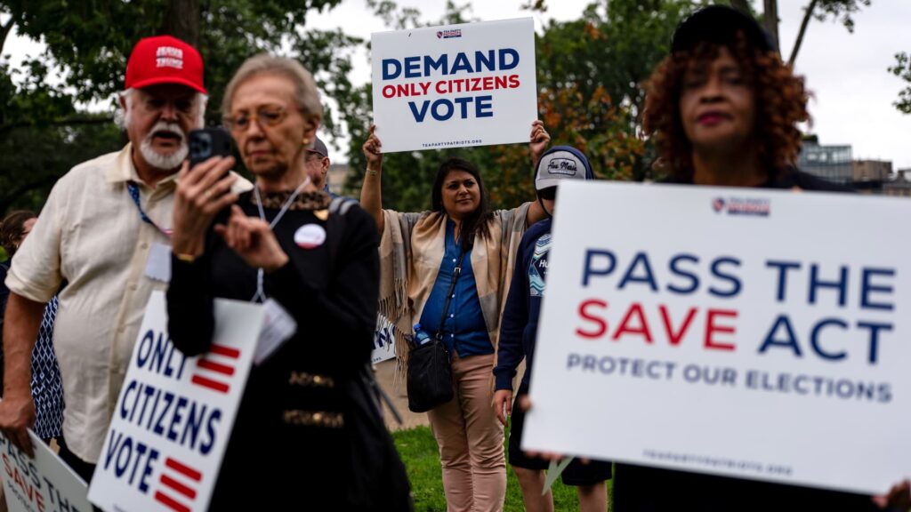 Senate Democrats oppose Save America Act ahead of Republican vote