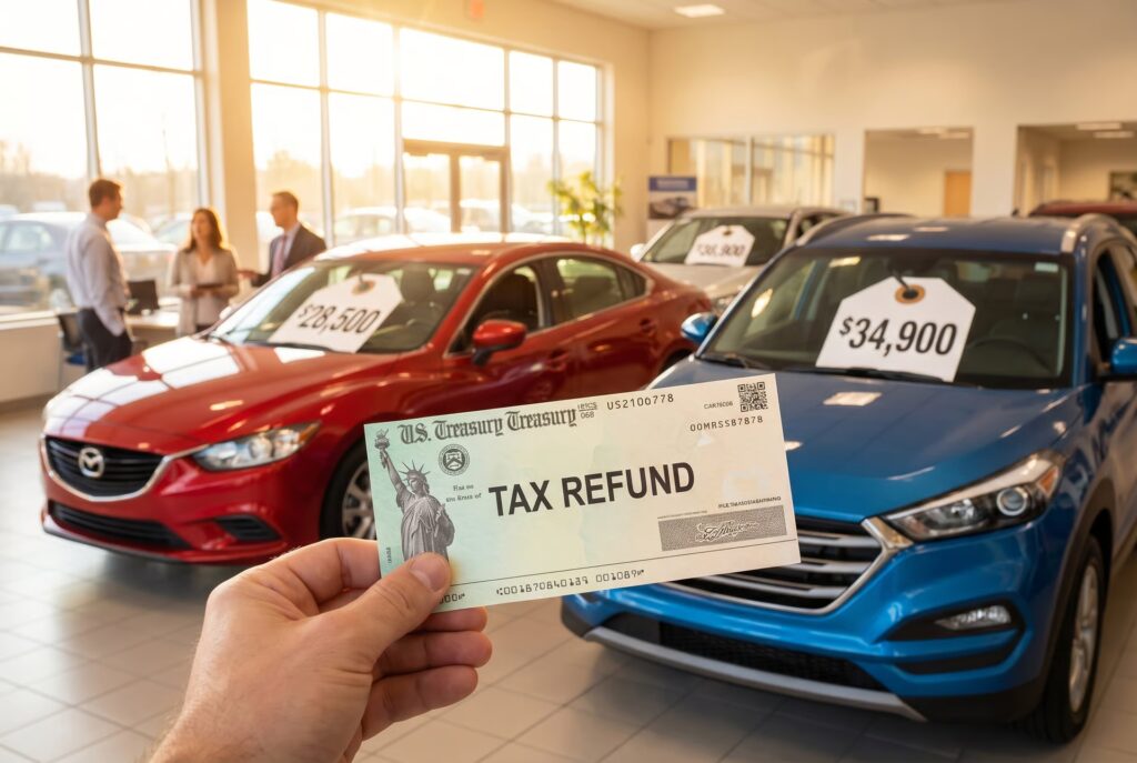 Big tax refunds aren't changing the way people buy new cars