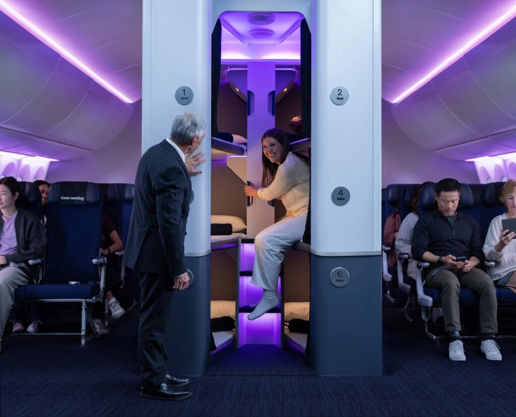 Economy passengers on Air New Zealand will soon get flat beds
