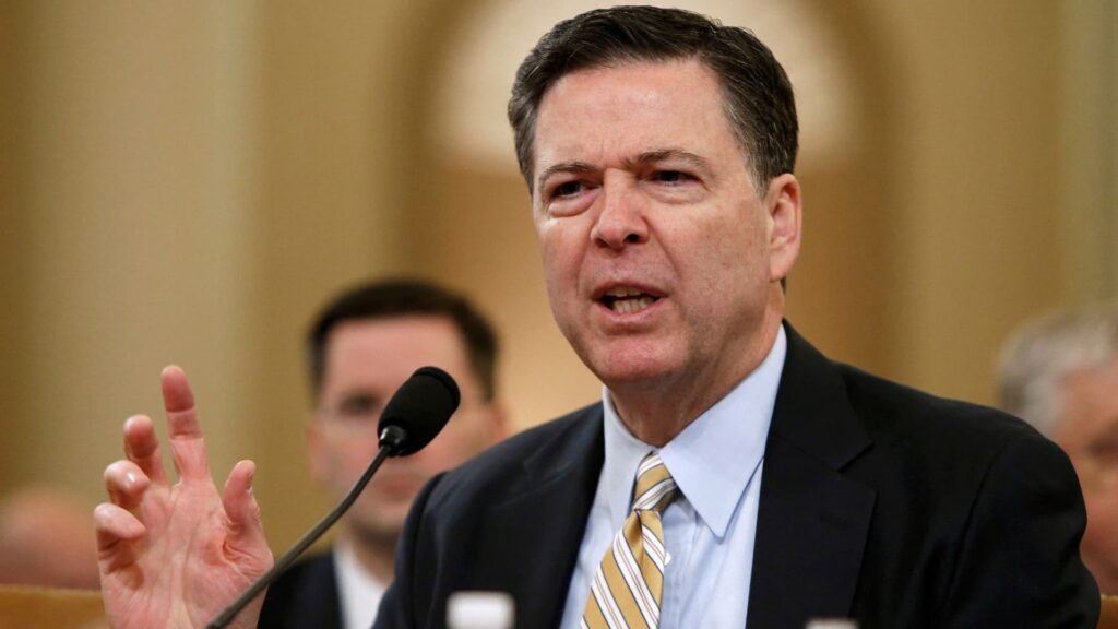 Former FBI Director James Comey Indicted for His '8647' Seashell Post on Instagram