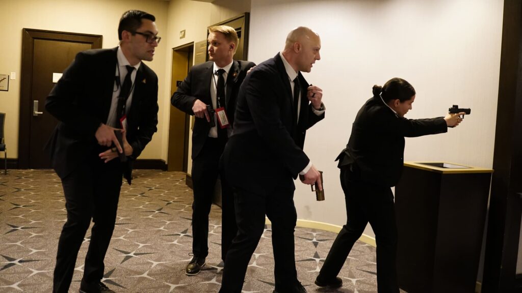 Scenes from the White House Correspondents' Dinner shooting