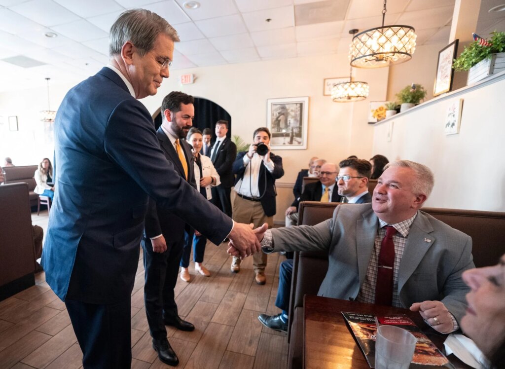 Trump's Treasury boss visits NY diner, calls gas-price hike a 'blip'