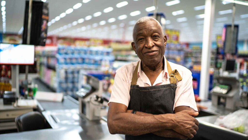 Is movement on one side understandable after the age of 75?
