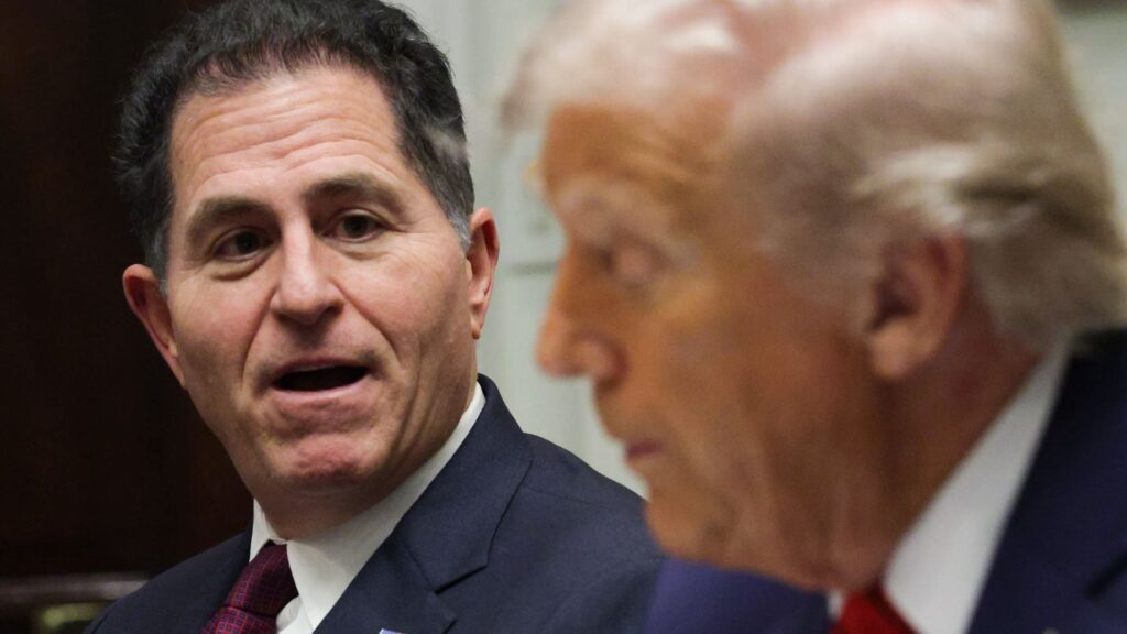Michael Dell quickly courted Trump. His company has received an award
