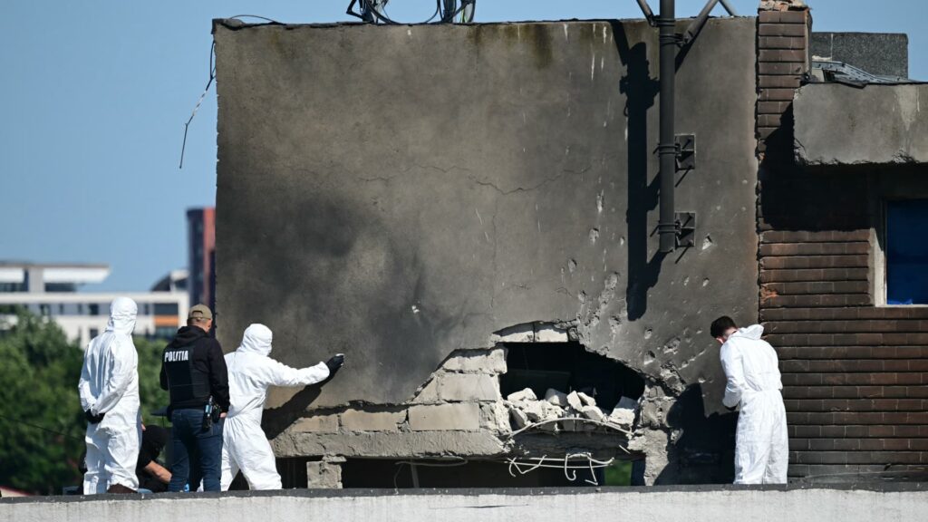 Russian drone attacks apartment block in NATO state Romania
