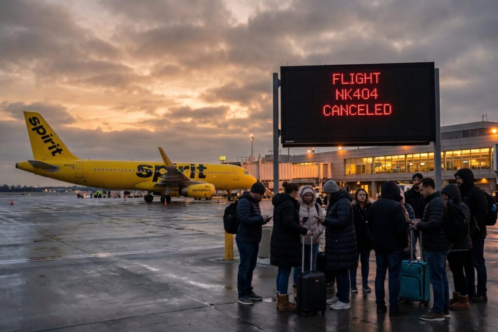 Spirit Airlines shut down, passengers faced problems