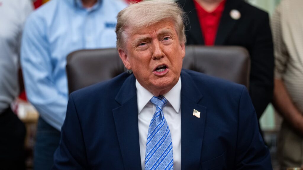 Trump defends DOJ funds after Senate Republicans push back Trump defends DOJ funds after Senate Republicans push back