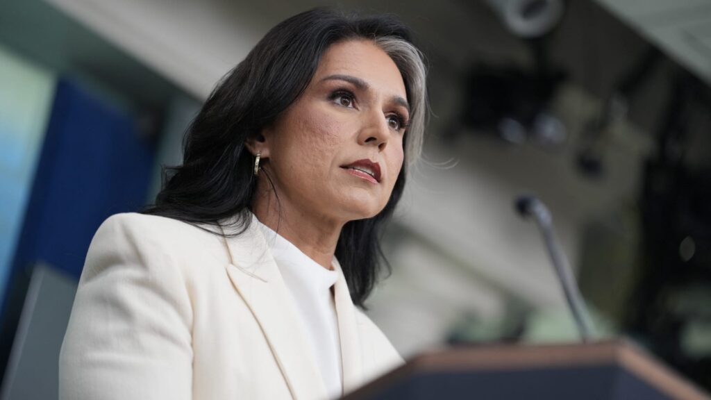 Tulsi Gabbard has resigned as Trump’s intelligence chief. Tulsi Gabbard has resigned as Trump's intelligence chief.