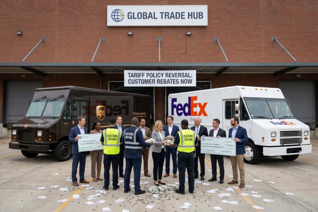 UPS and FedEx pledge to return tariff refunds to customers