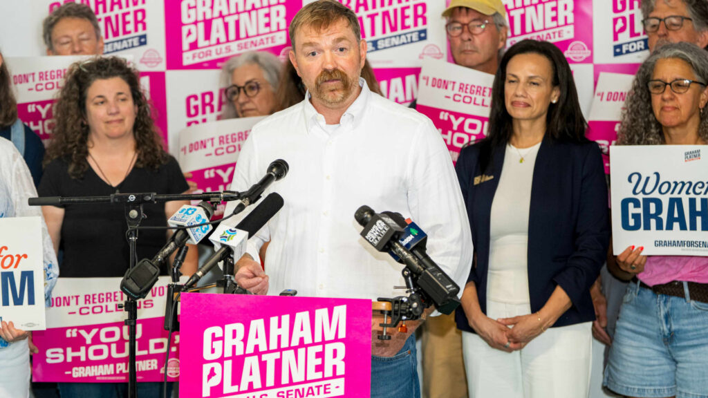 Graham Plattner faces pressure to quit Maine Senate race Graham Plattner faces pressure to quit Maine Senate race