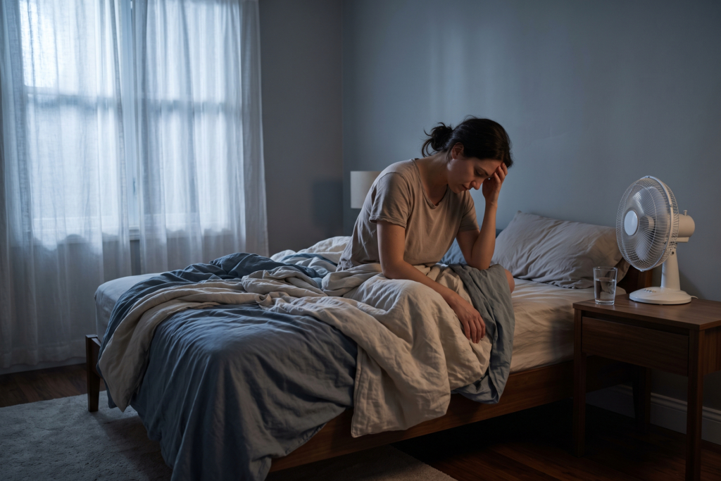 Night sweats can ruin sleep. Here’s what you can do about them Night sweats can ruin sleep. Here's what you can do about them