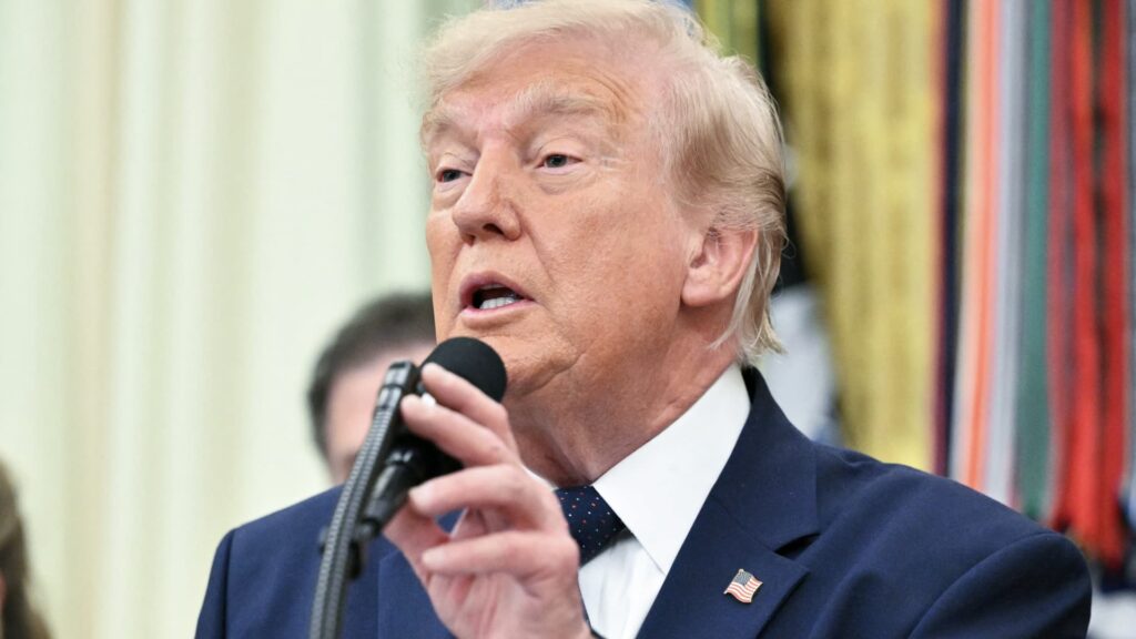 Trump defends Balogun review call: ‘It wasn’t foul’ Trump defends Balogun review call: 'It wasn't foul'