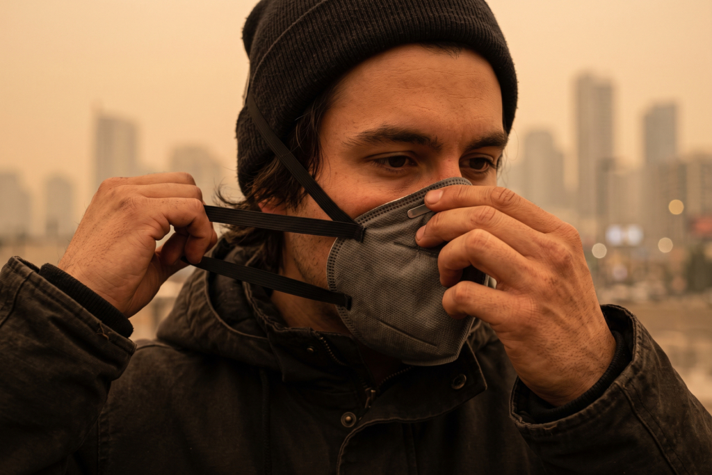 Your basic Covid mask won’t protect you from wildfire smoke Your basic Covid mask won't protect you from wildfire smoke